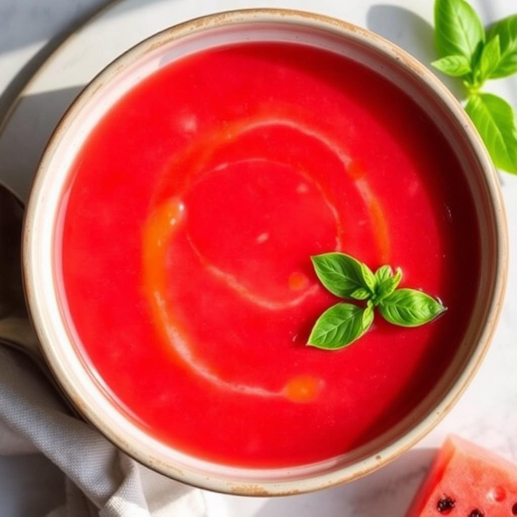 Gazpacho Estivo Freddo all'Anguria e Vegetable Blend