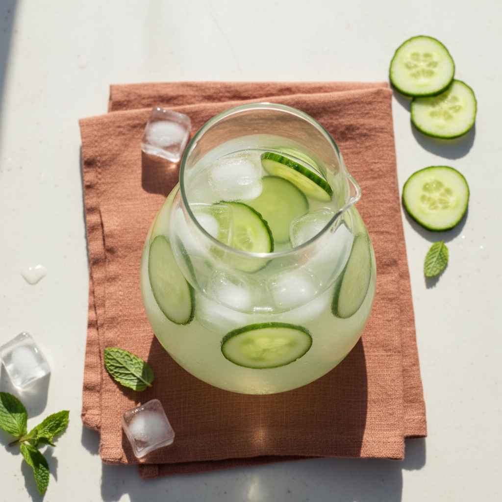 Infuso Idratante d'Estate Limone, Cetriolo e Vegetable Blend
