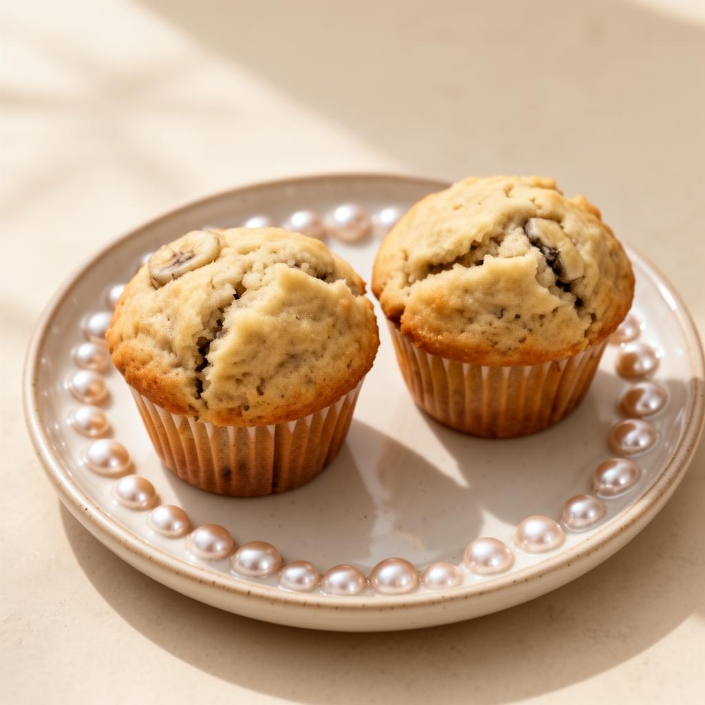 Muffin Soffici alla Banana e Vaniglia