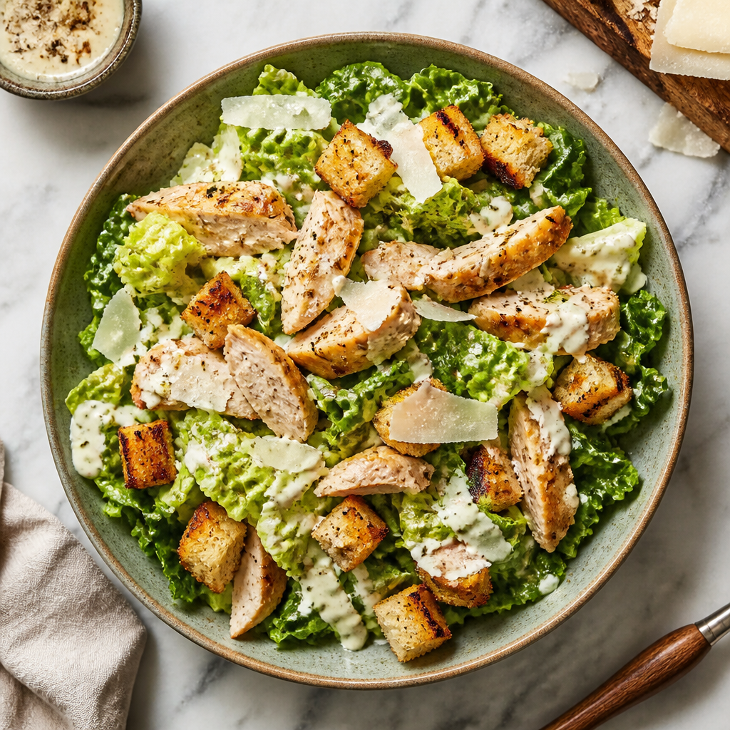 Caesar Salad Funzionale con Dressing al Complete Soup