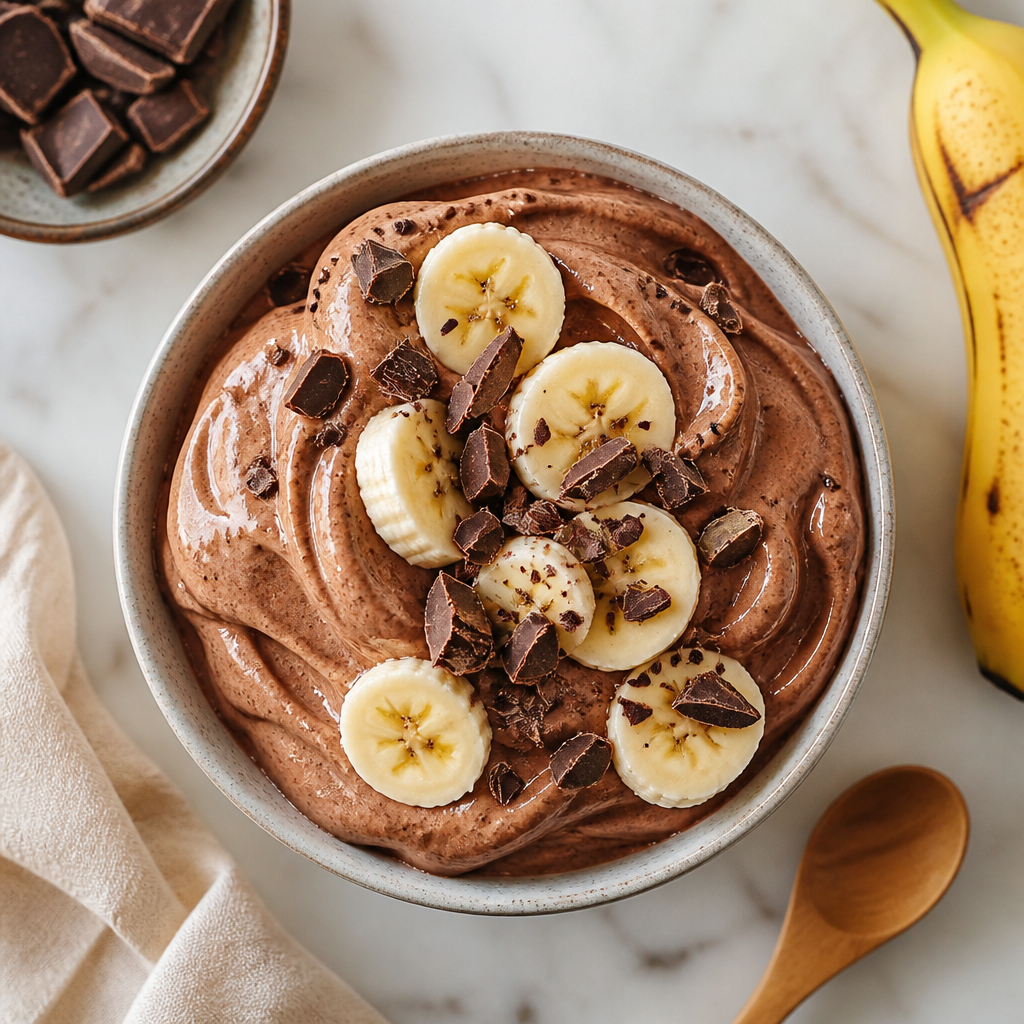 Sorbetto Cremoso Cioccolato e Banana Frozen