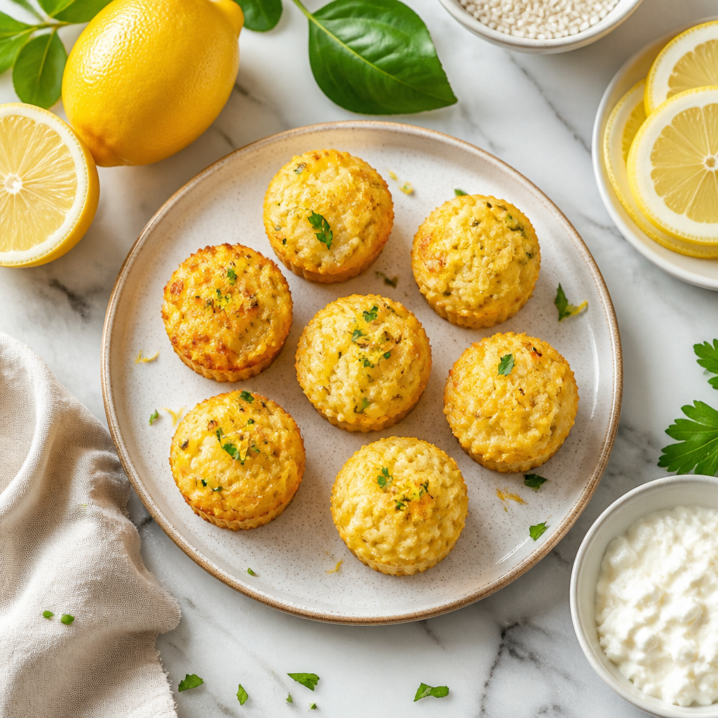 Mini Muffin di Riso al Limone