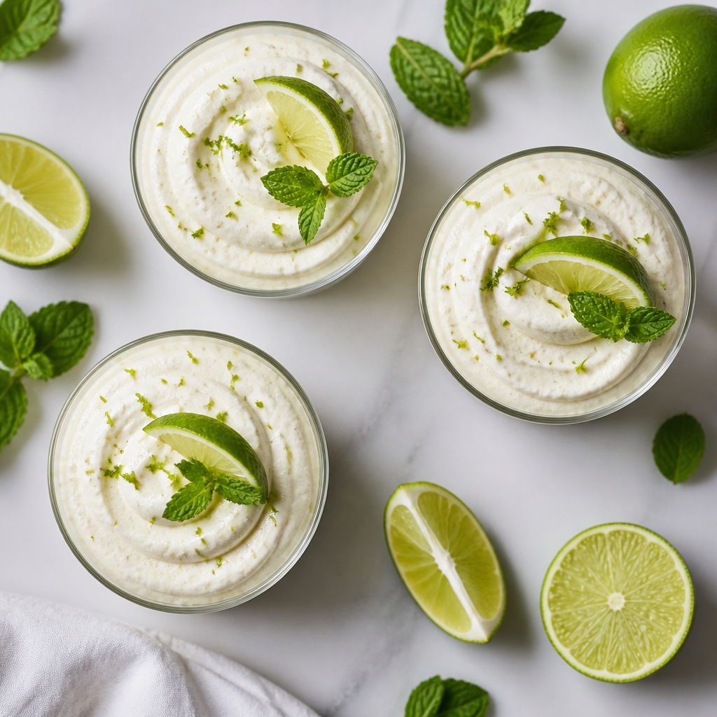 Mousse di Yogurt Greco e Lime