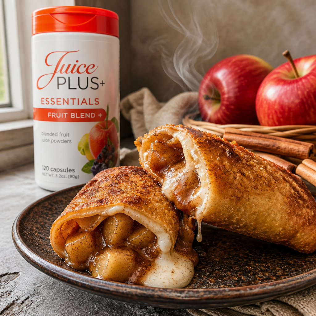 Apple Pie Roll-Ups Croccanti in Friggitrice ad Aria con Cuore di Mele e Cannella