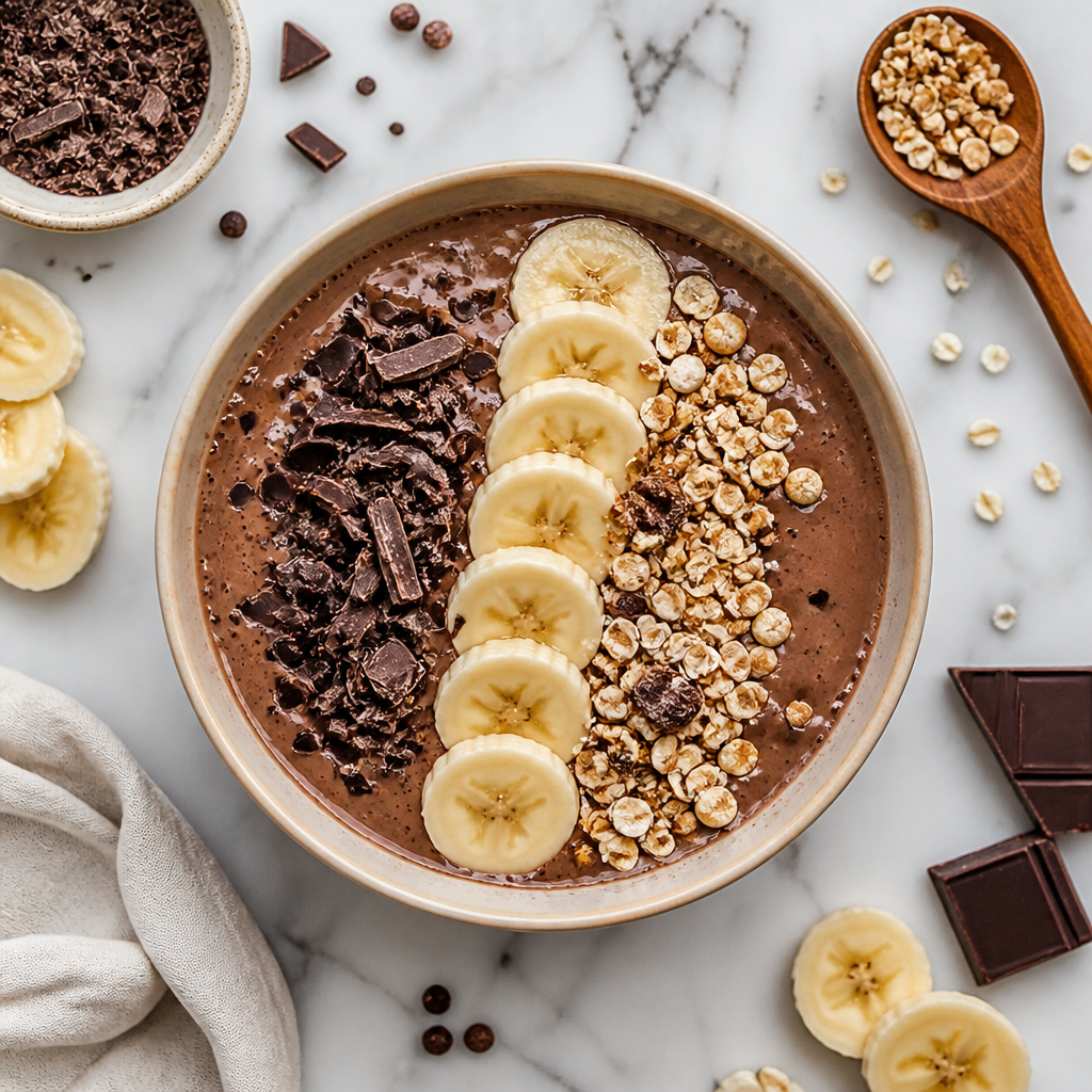 Smoothie Bowl al Cioccolato e Banana con Complete